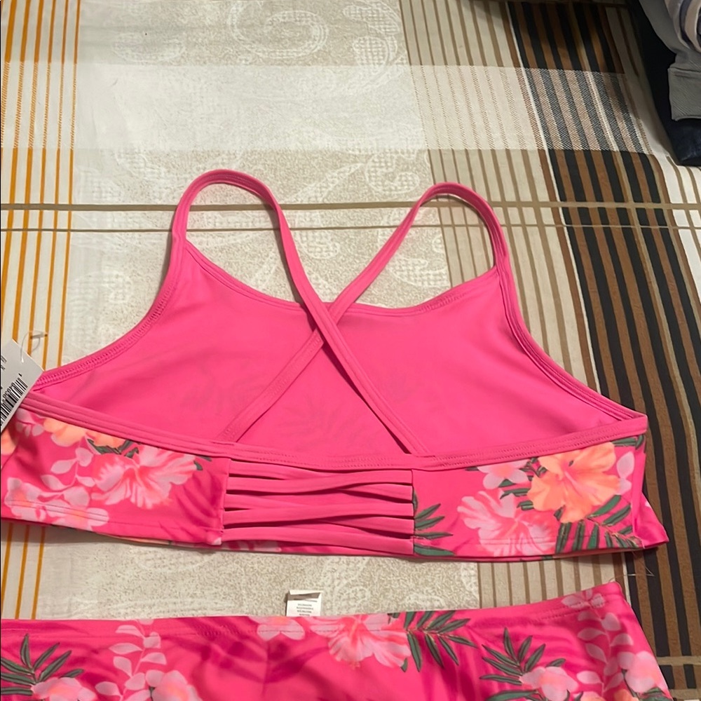 Pink Floral Bikini Set - Picture 2 of 3